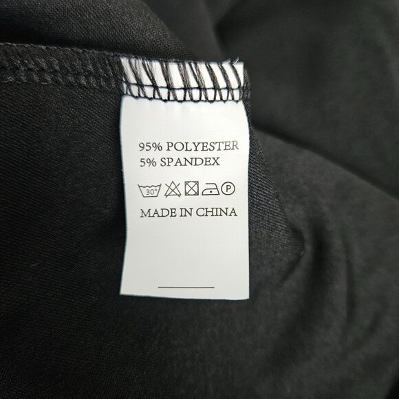 Elegant XXL Womens Black Formal Mermaid Sleeveless Halter Maxi Dress Ruffle - Picture 12 of 12